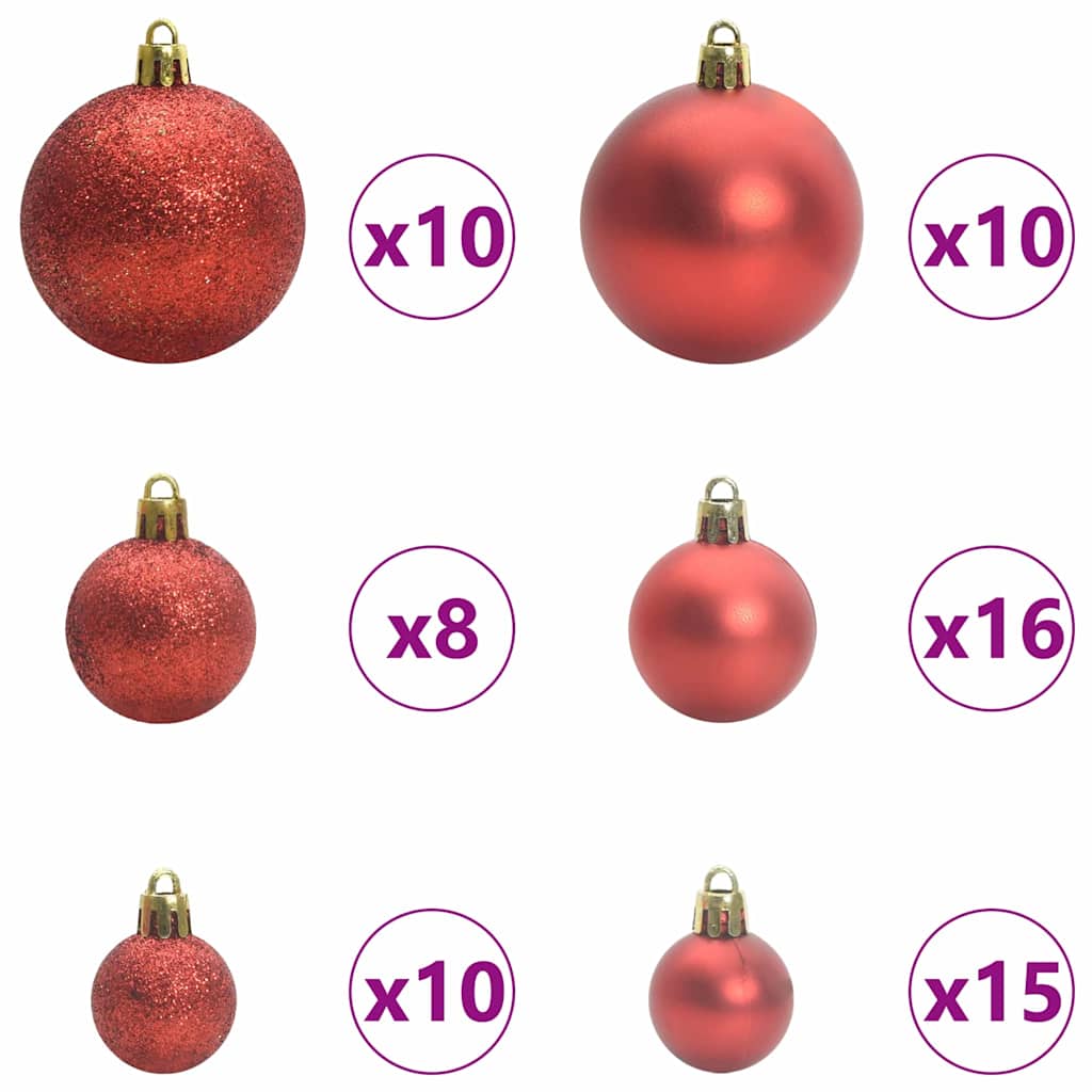 Artificial Hinged Christmas Tree with Cones Green 240 cm